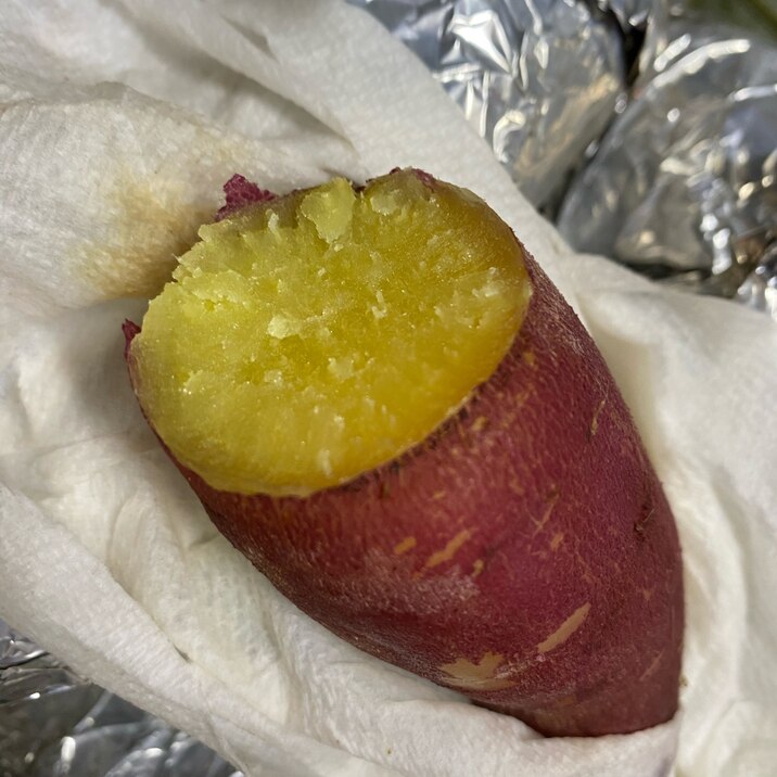 フライパンで焼き芋